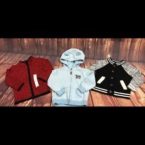 Lot of 3 Boys 18 Mos Jackets
